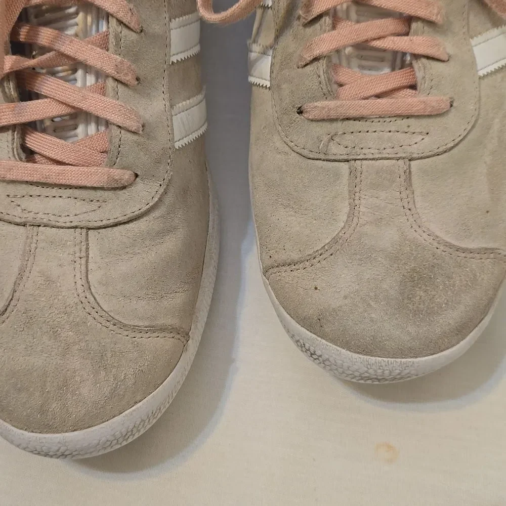 Adidas Originals Mens Gazelle Vapor Pink White Sneakers Mens Size 12 - Picture 3 of 8